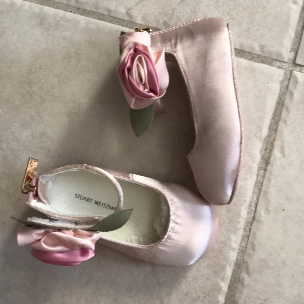 Stuart Weitzman baby girl shoes.